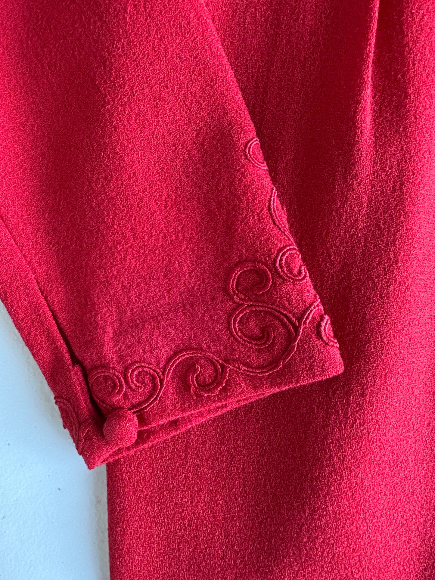 Trent Nathan | vintage 80's | dress | size 14 | knee length | 100% wool