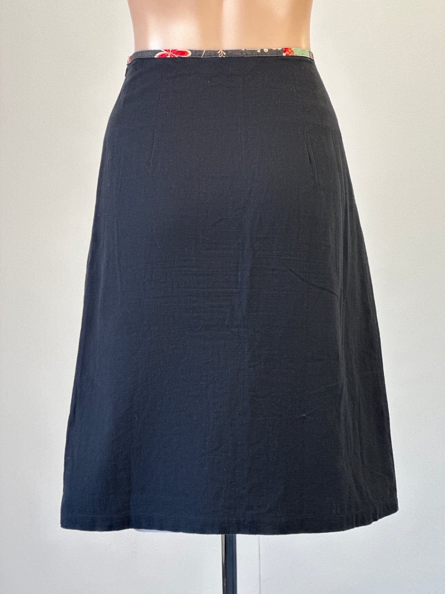 MAIOCCHI | vintage 90's | skirt | size 10 | knee length | 100% cotton