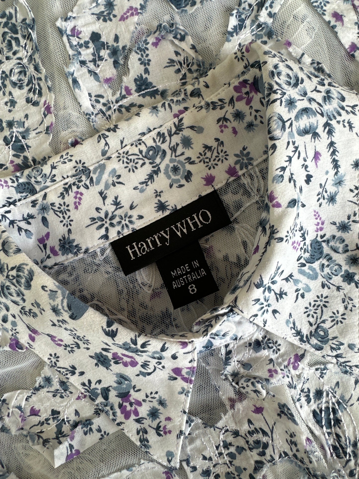 Harry Who | shirt | size 8 | three quarter sleeve | 100% cotton | made in Australia 🇦🇺