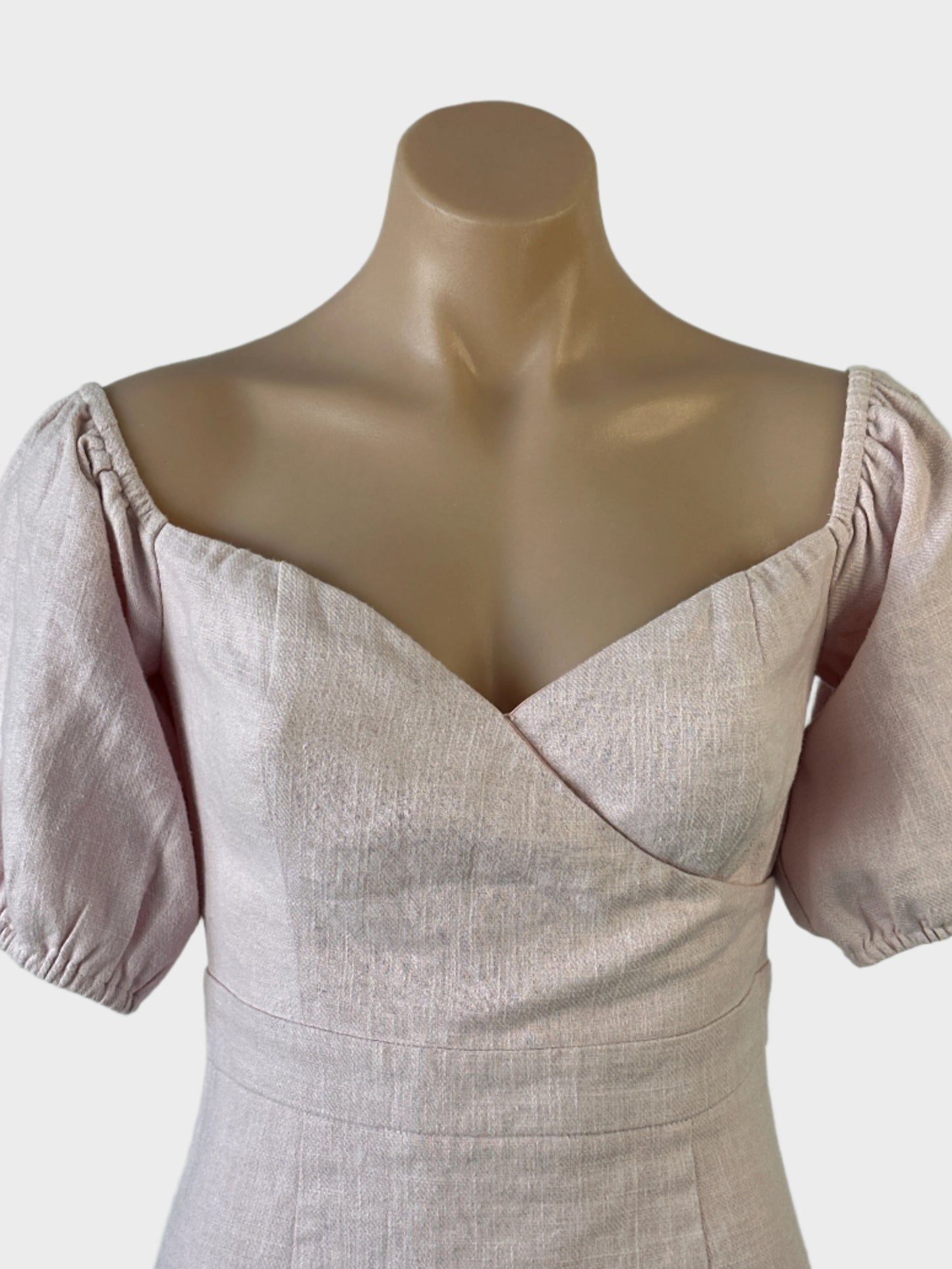 Madison The Label | dress | size 8 | mini length | linen cotton blend | new with tags