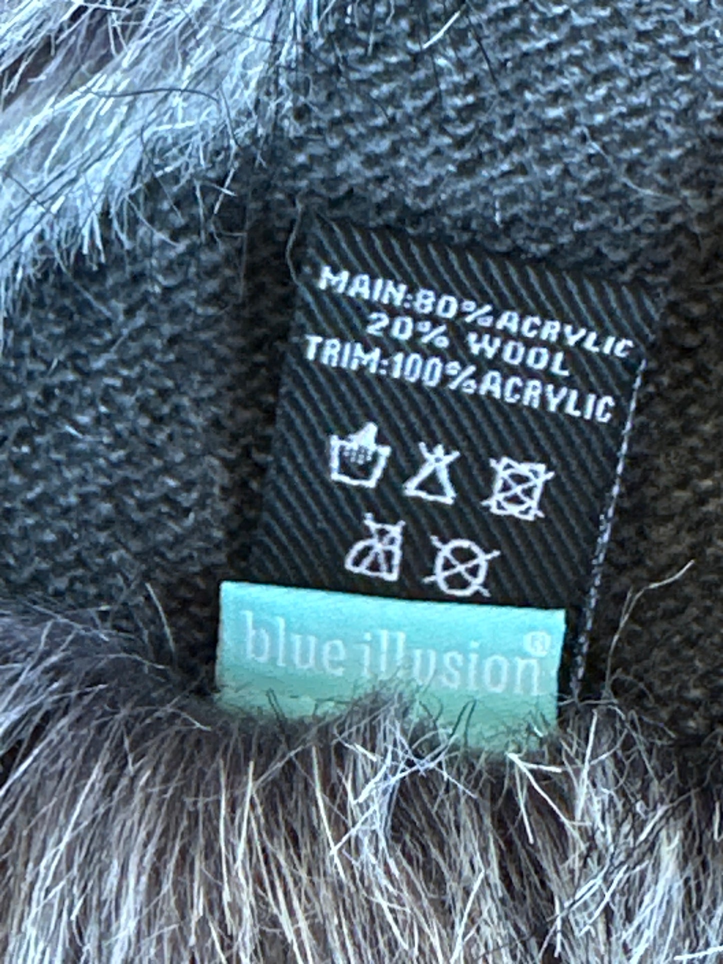 Blue Illusion | shawl | one size | open front