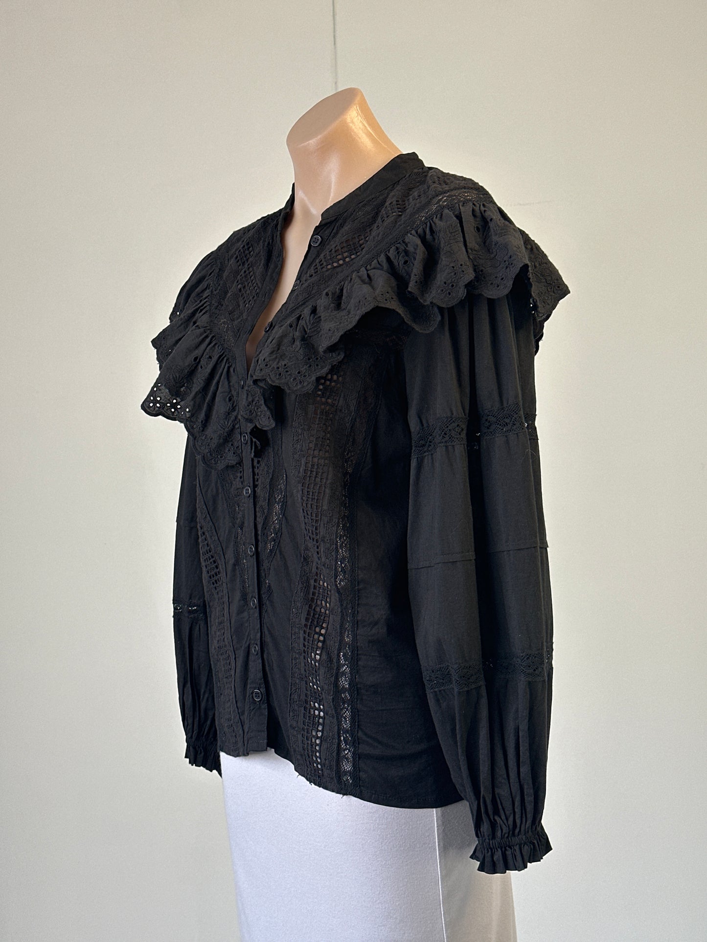 Palm. Noosa | shirt | size 10 | long sleeve | 100% cotton