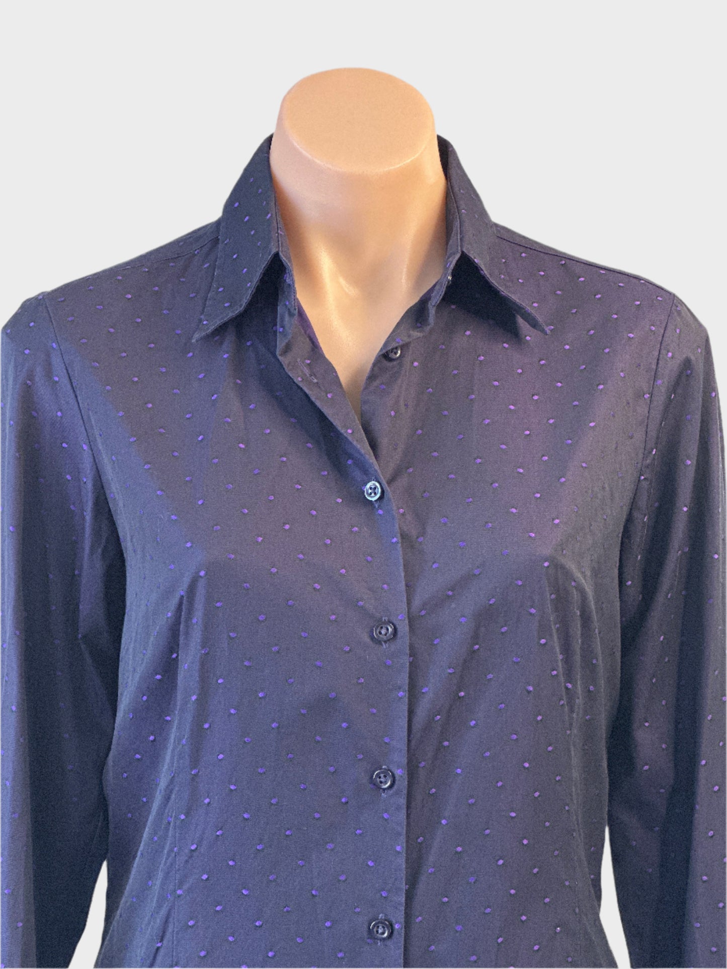 Herringbone | shirt | size 12 | long sleeve