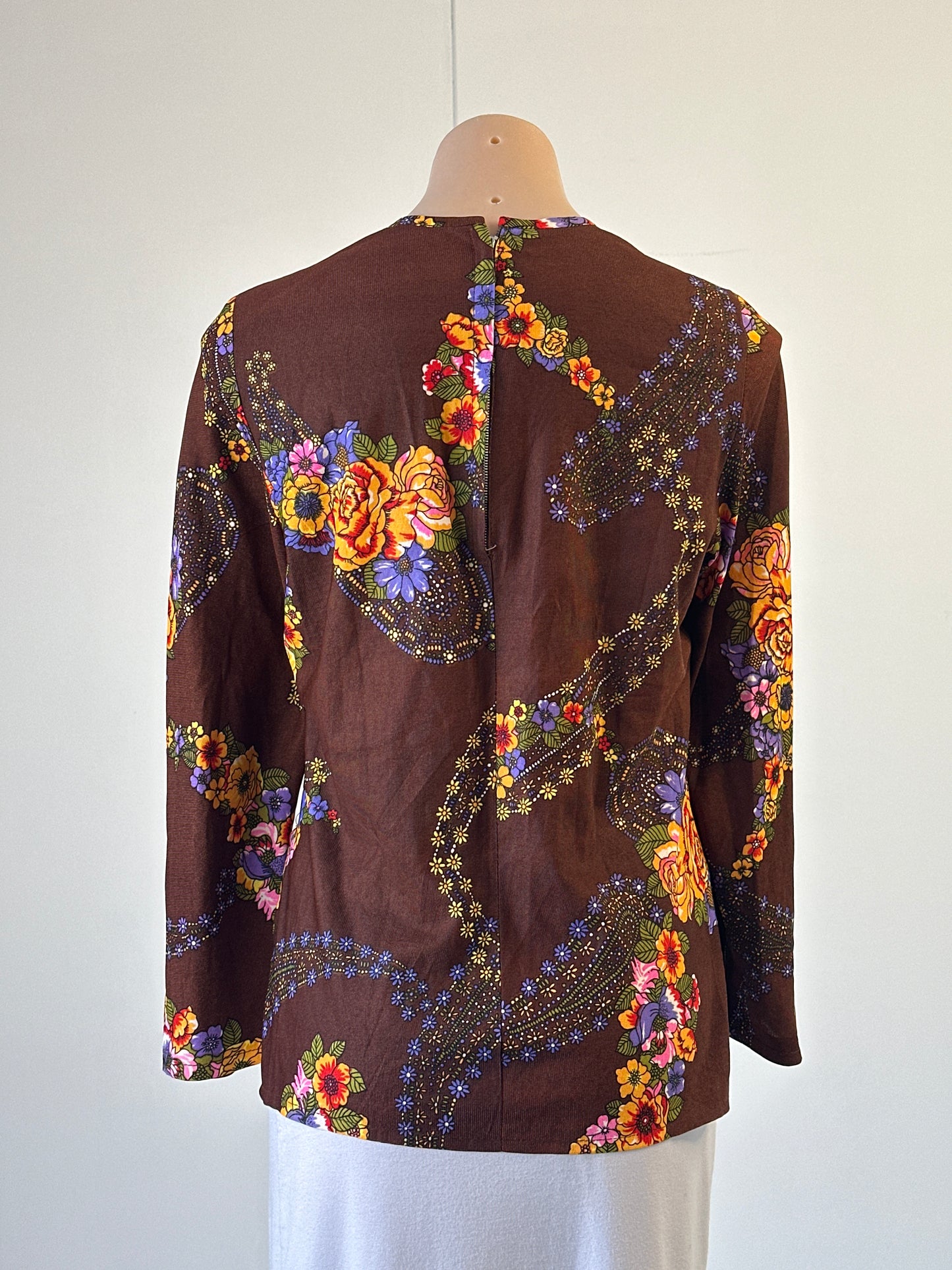 Delden | vintage 70's | top | size 18 | long sleeve