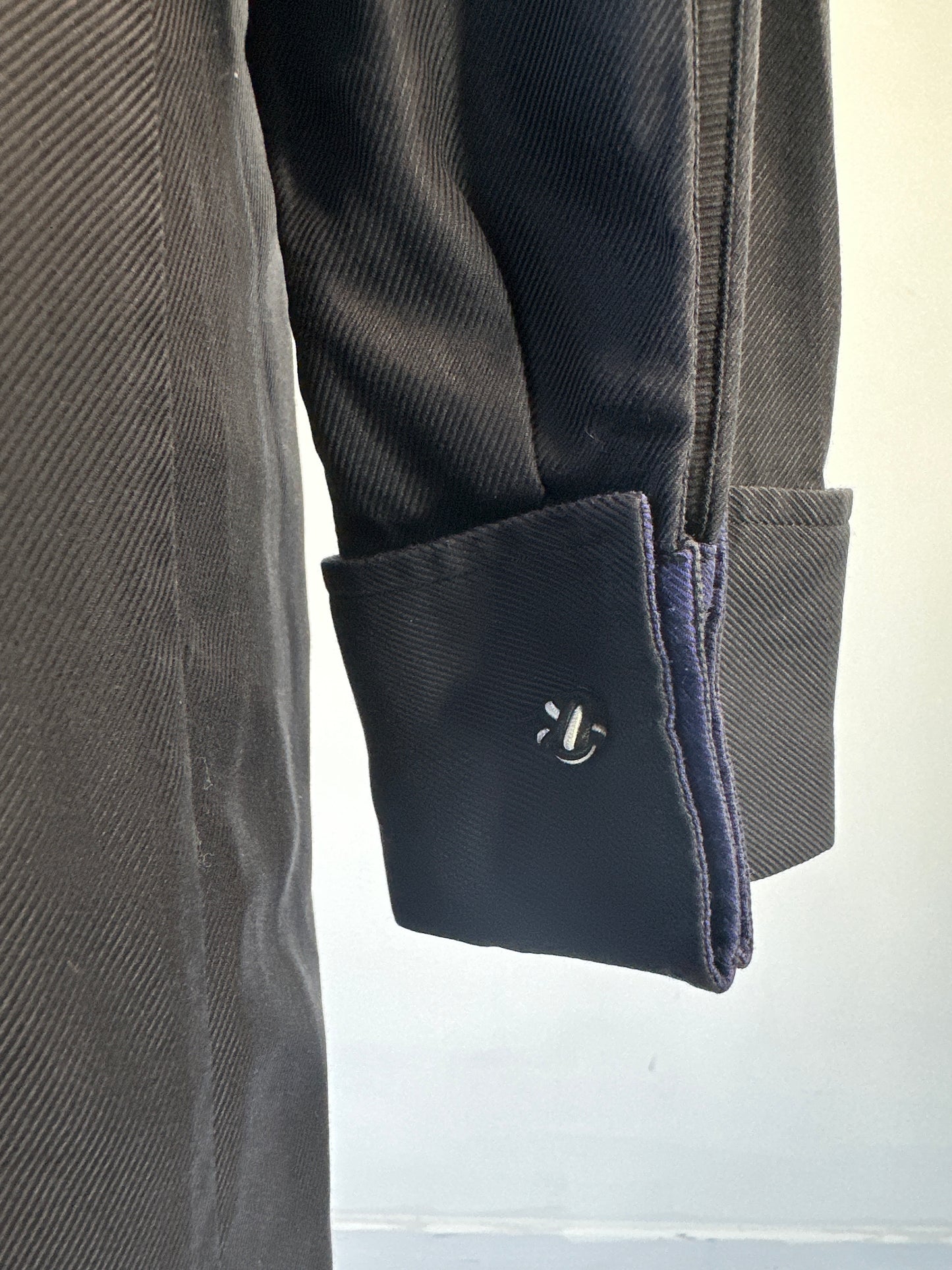 Herringbone | dress | size 8 | knee length | 100% cotton