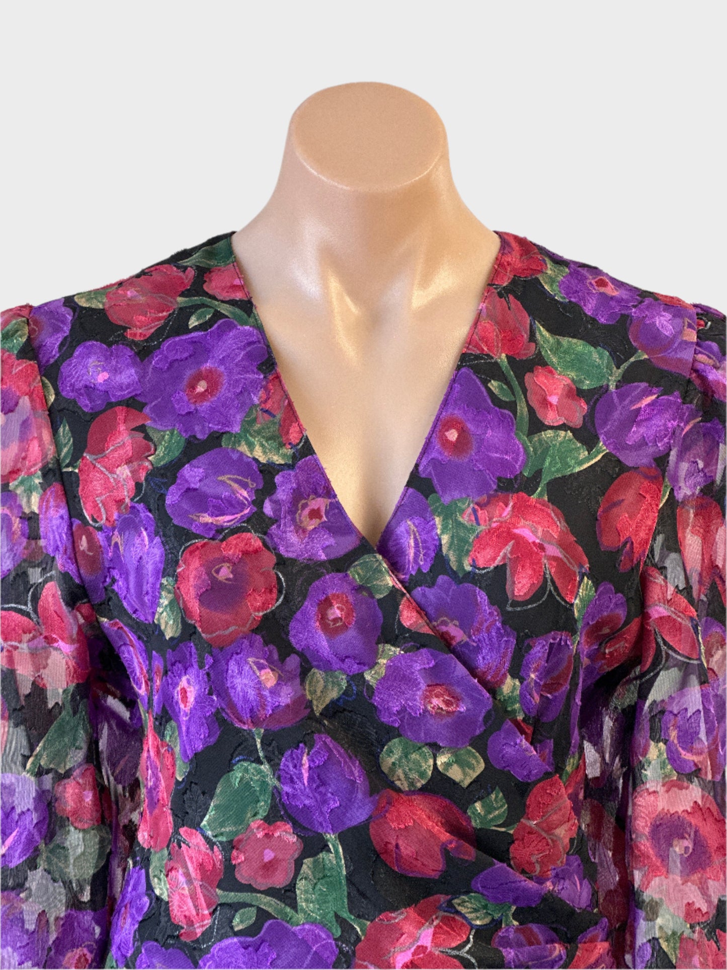 Sally Browne | vintage 80's | dress | size 12 | maxi length | made in Australia 🇦🇺