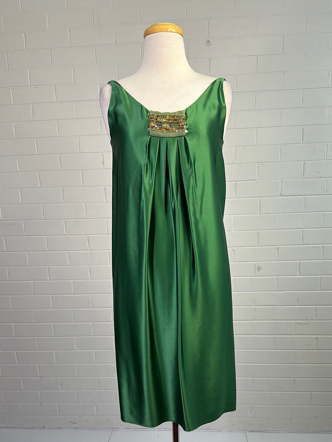 Scanlan Theodore | dress | size 8 | knee length | 100% silk | made in Australia ๐ฆ๐บ
