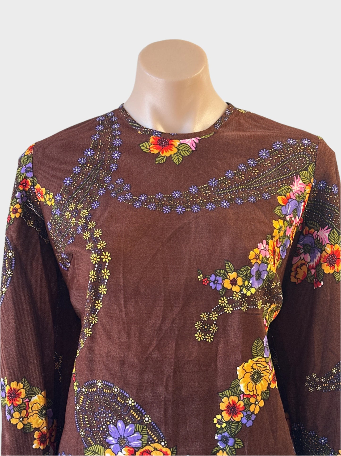 Delden | vintage 70's | top | size 18 | long sleeve