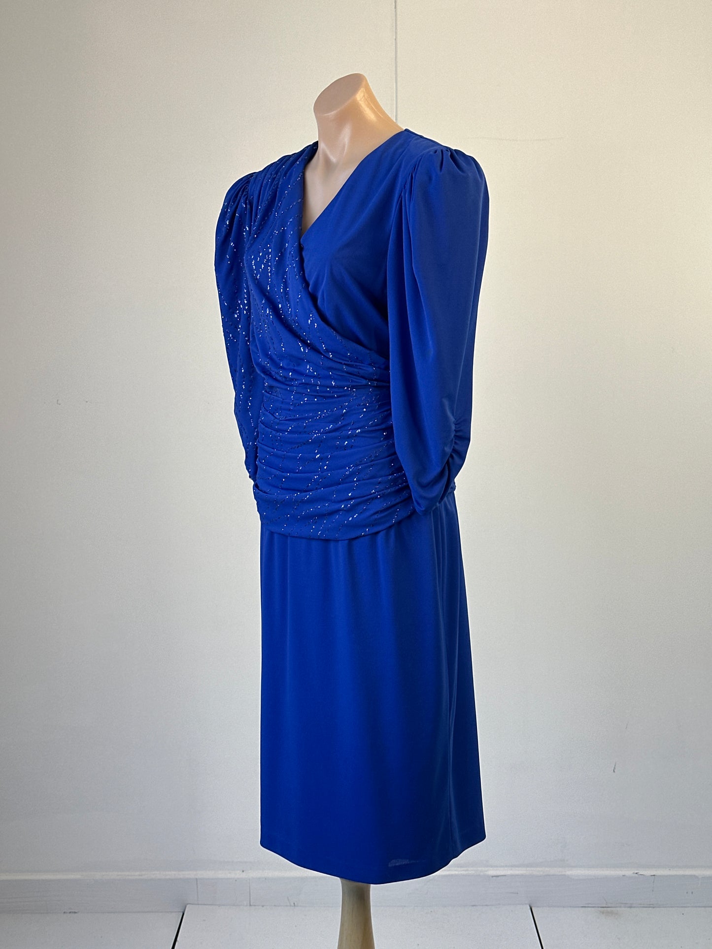 Fantasia | vintage 80's | dress | size 14 | midi length