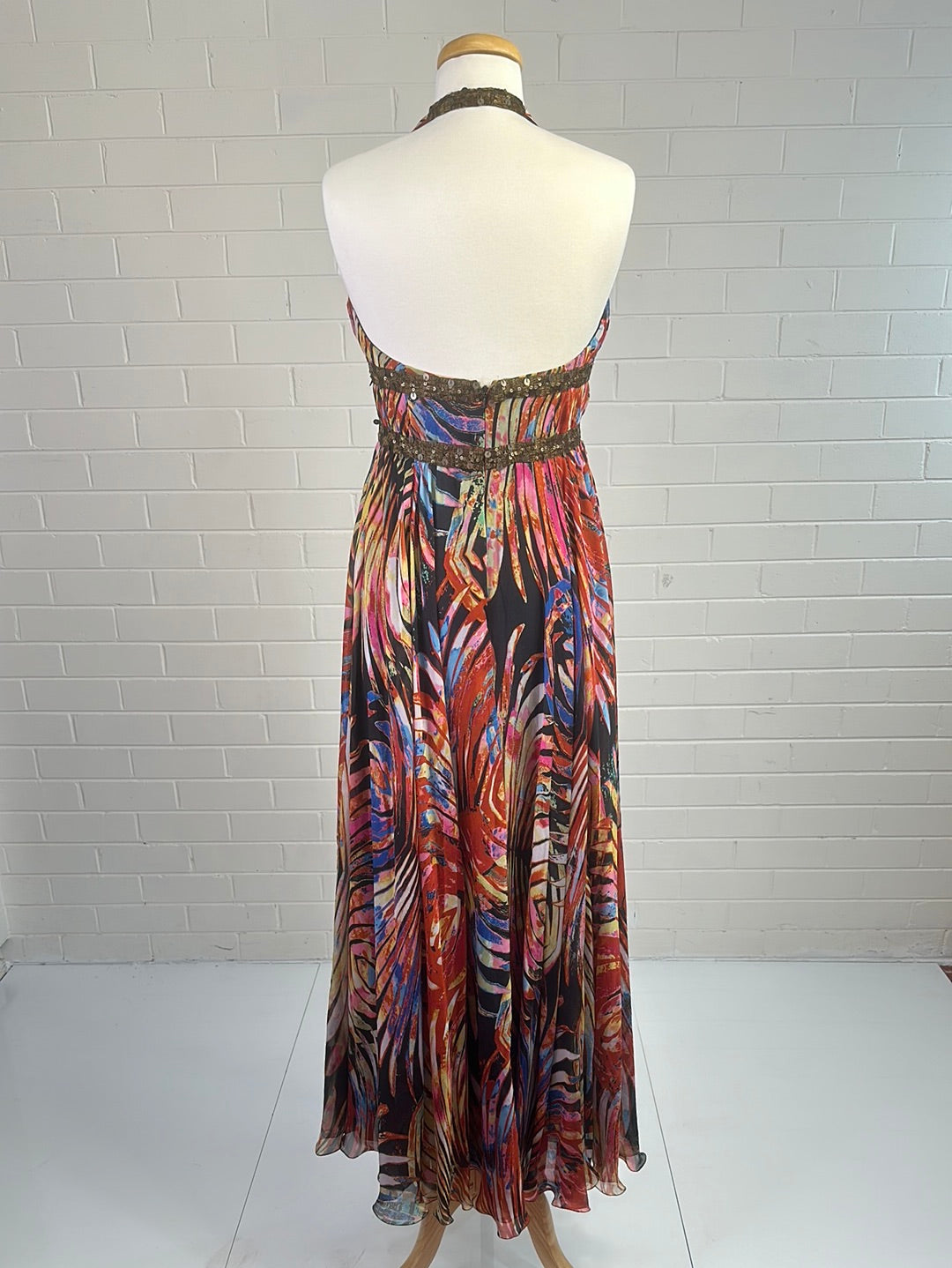 After Seven | gown | size 12 | maxi length | 100% silk