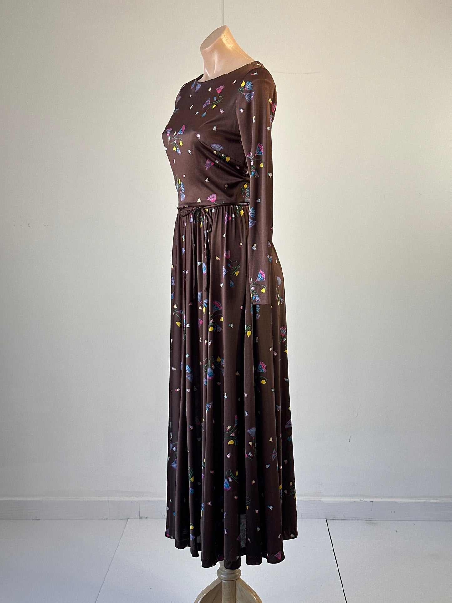 Tullo | rare vintage 70's | dress | size 12 | maxi length