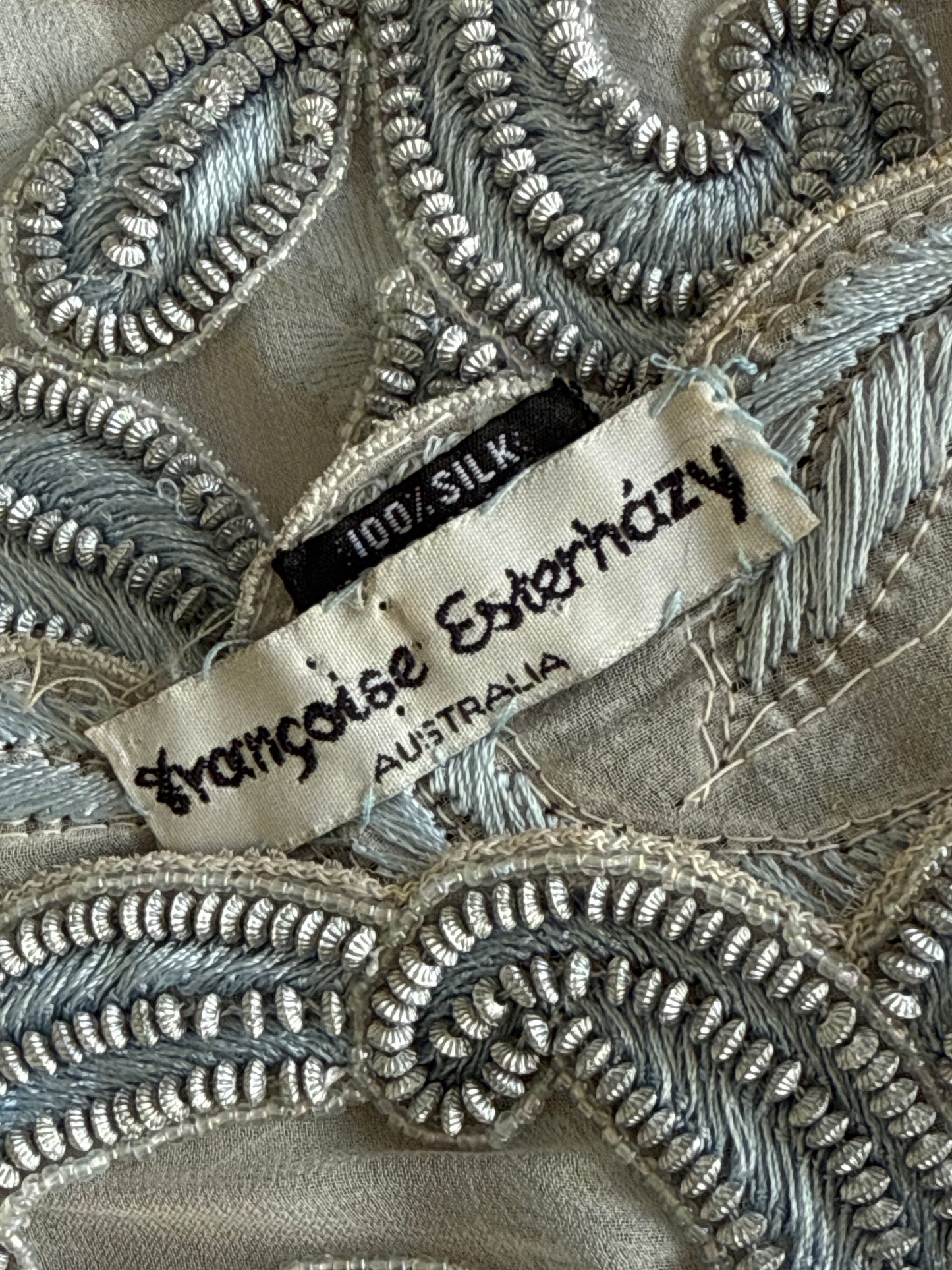 Françoise Esterházy | top | size 10 | sleeveless | 100% silk