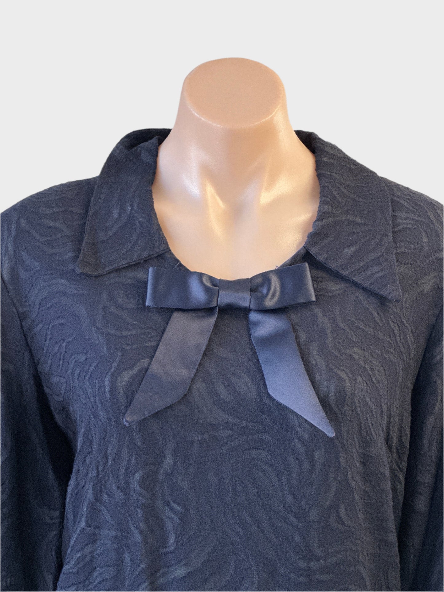 No label - custom made | vintage 80's | dress | size 12 | knee length