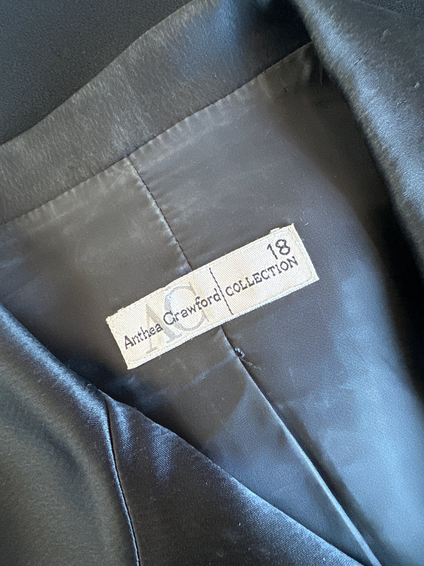Anthea Crawford | jacket | size 18 | tie front | 100% wool | made in Australia