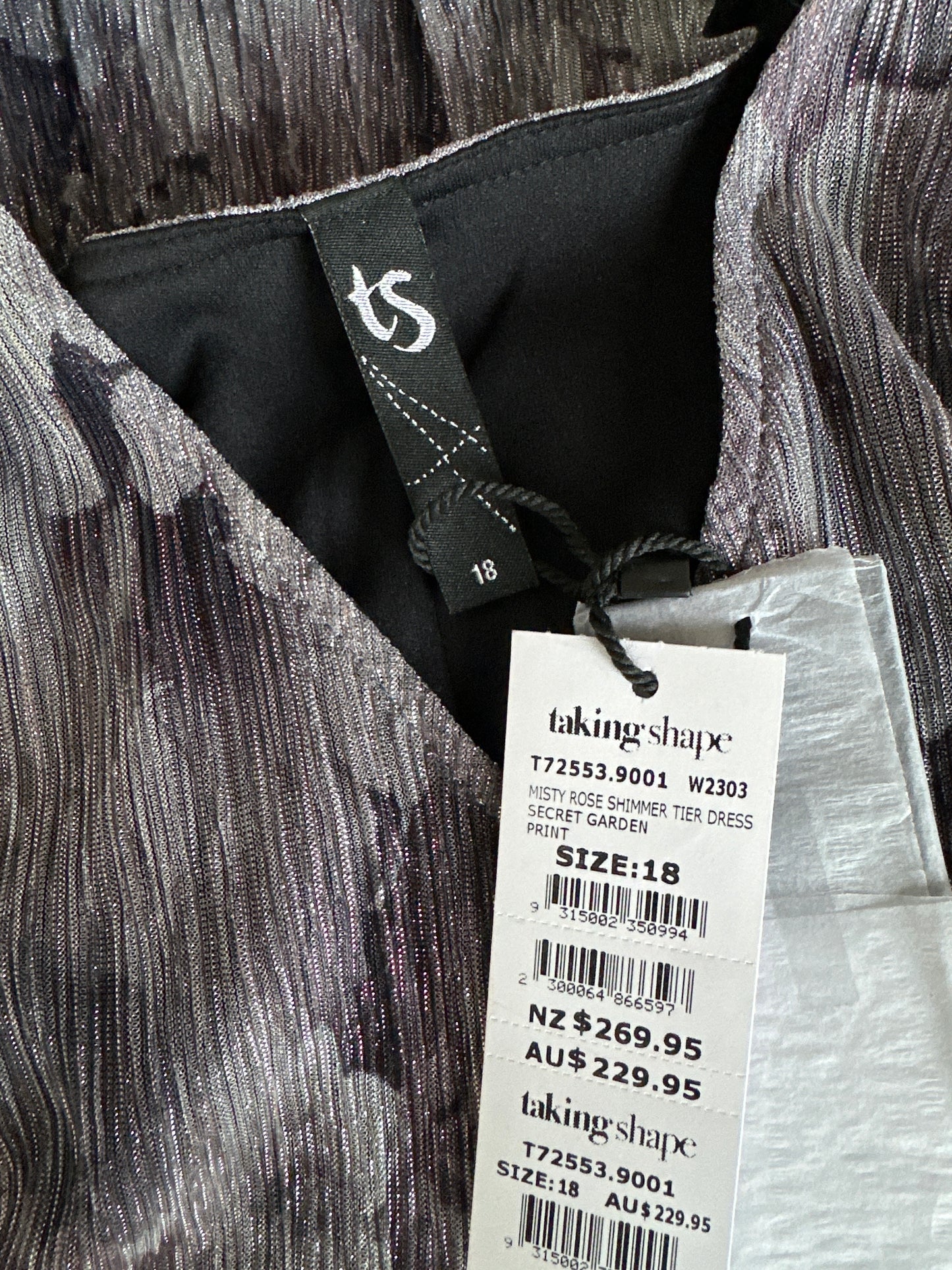 Taking Shape | gown | size 18 | maxi length | new with tags