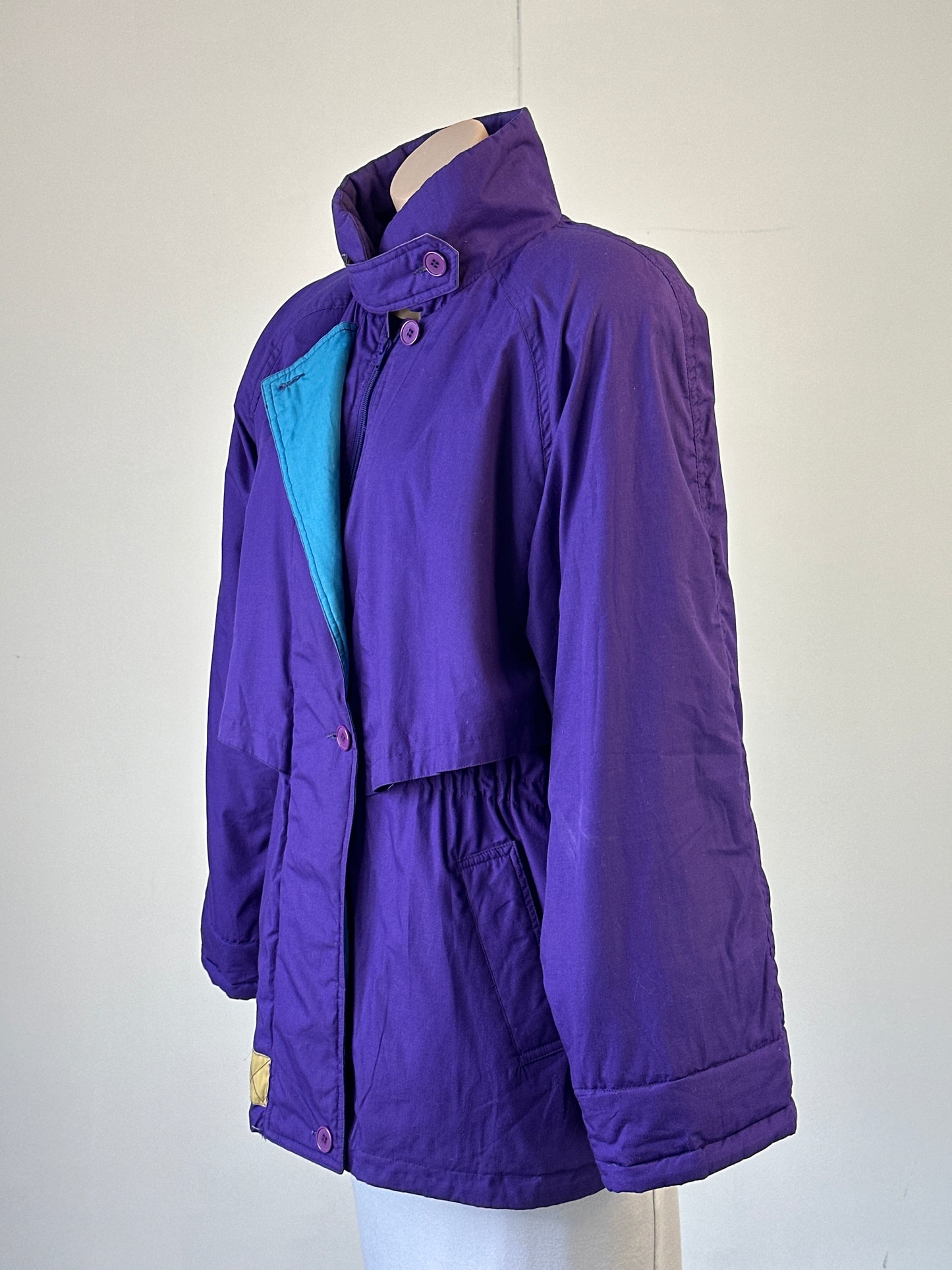 Virgo Model Melbourne | vintage 80's | coat | size 12 | zip front