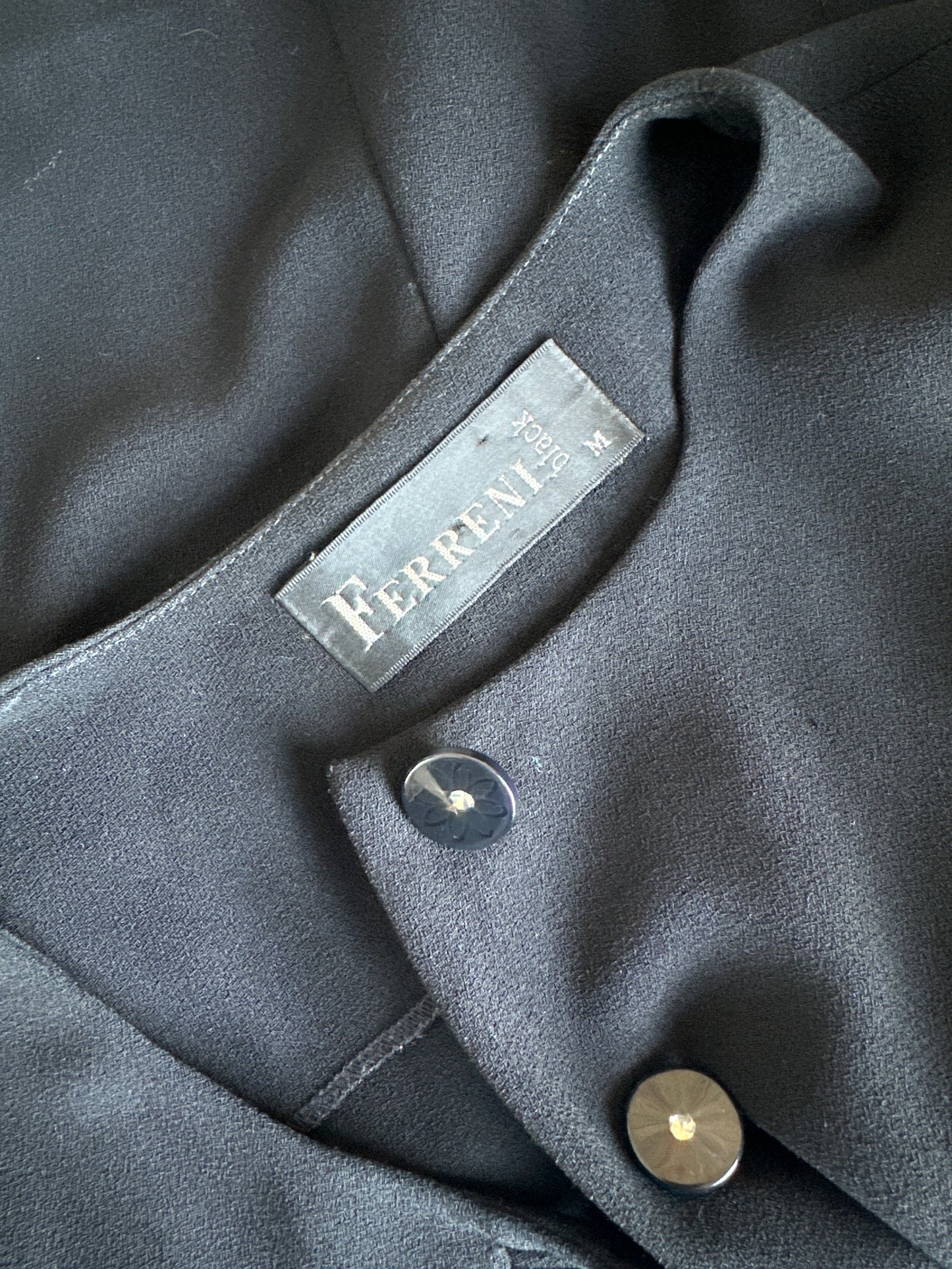 Ferreni black | jacket | size 10 | single breasted