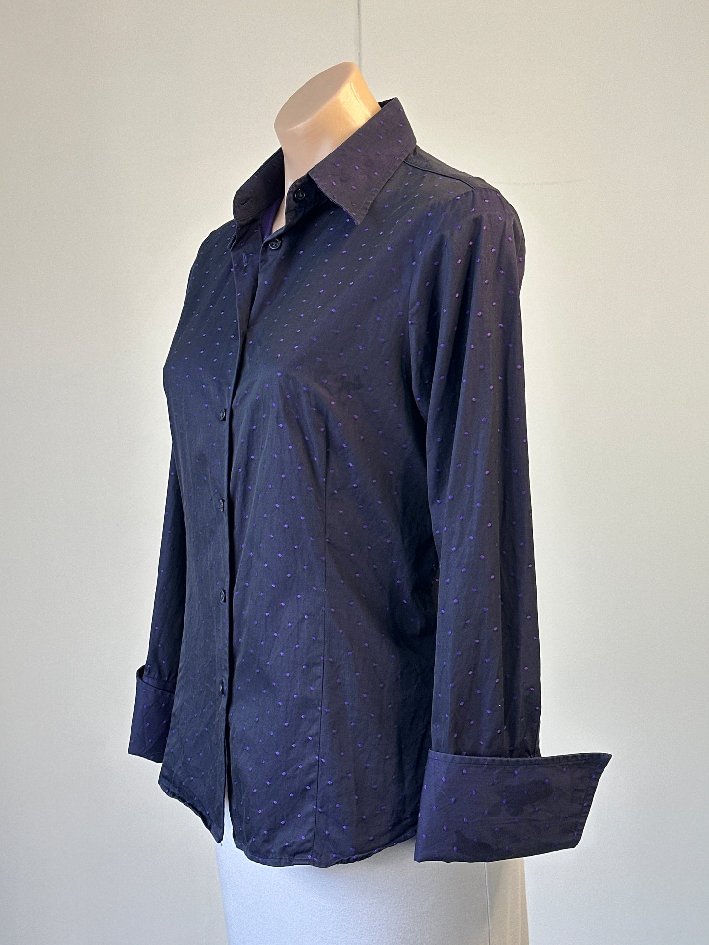 Herringbone | shirt | size 12 | long sleeve