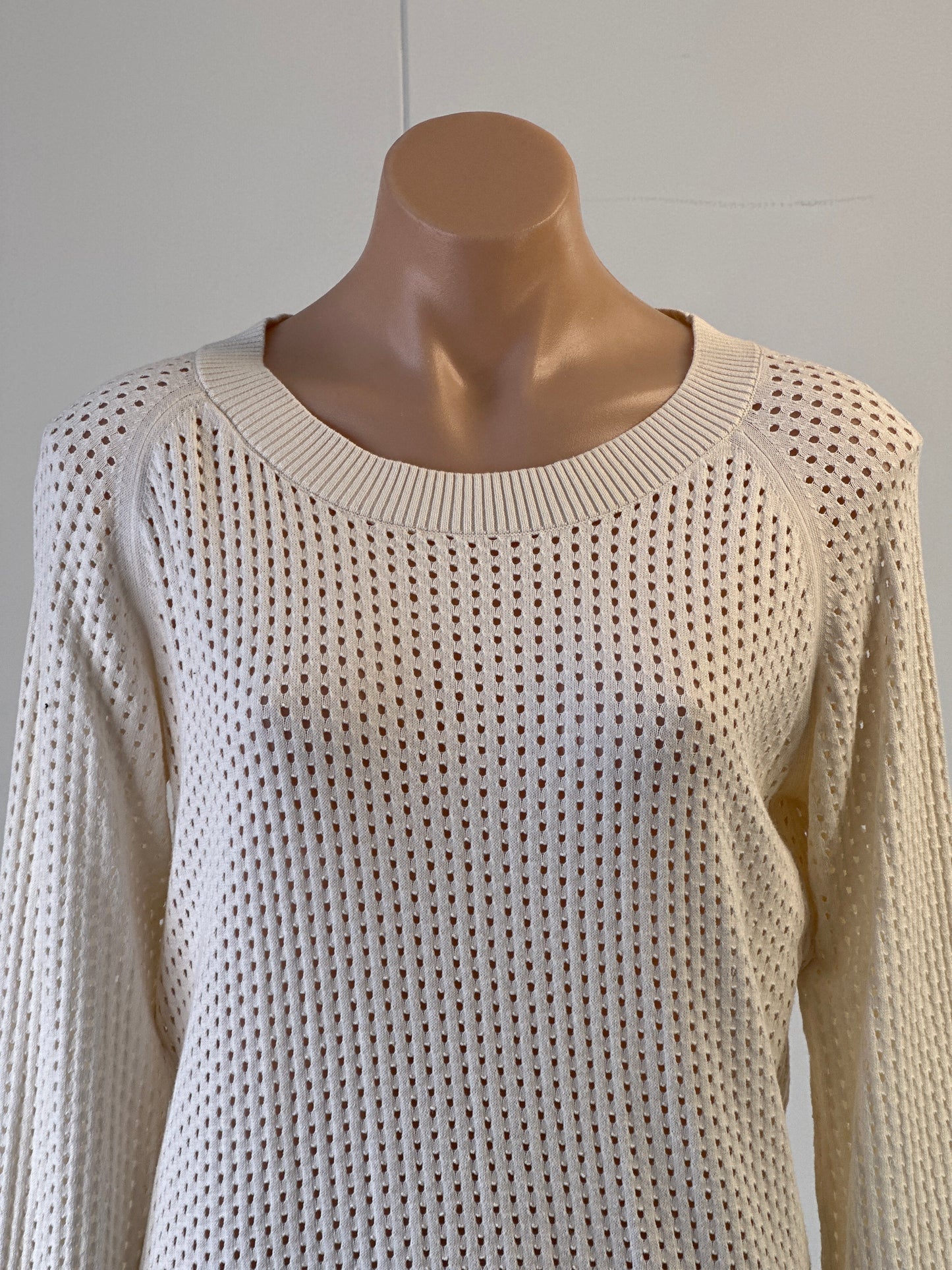 Anna Thomas | sweater | size 12 | bateau neck | 100% cotton