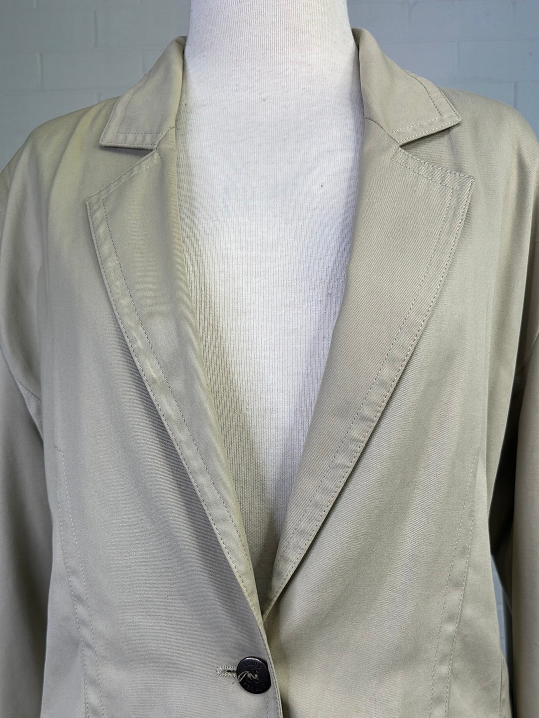 Louis Féraud | Paris | vintage 80's | jacket | size 12 | single breasted | 100% cotton