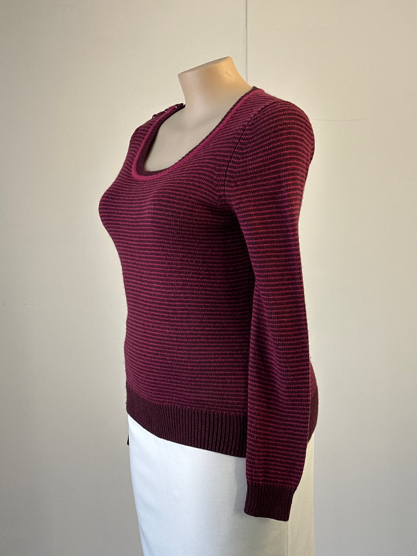 Jigsaw | UK | sweater | size 12 | scoop neck