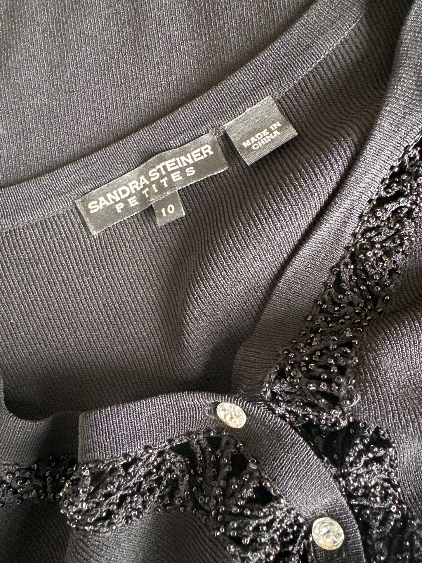 Sandra Steiner | vintage 90's | cardigan | size 10 | elbow length sleeve