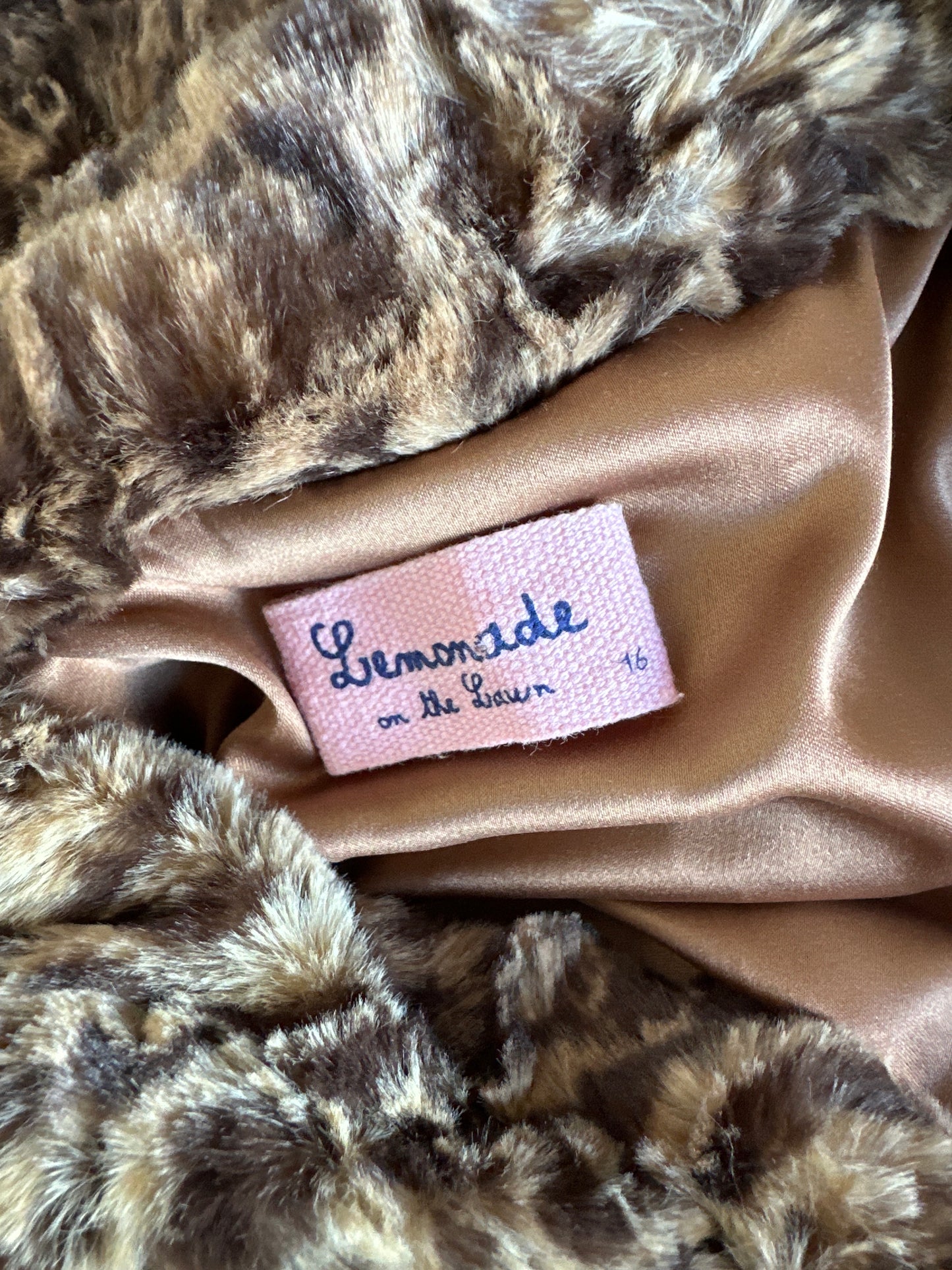 Lemonade on the Lawn | coat | size 16 | open front