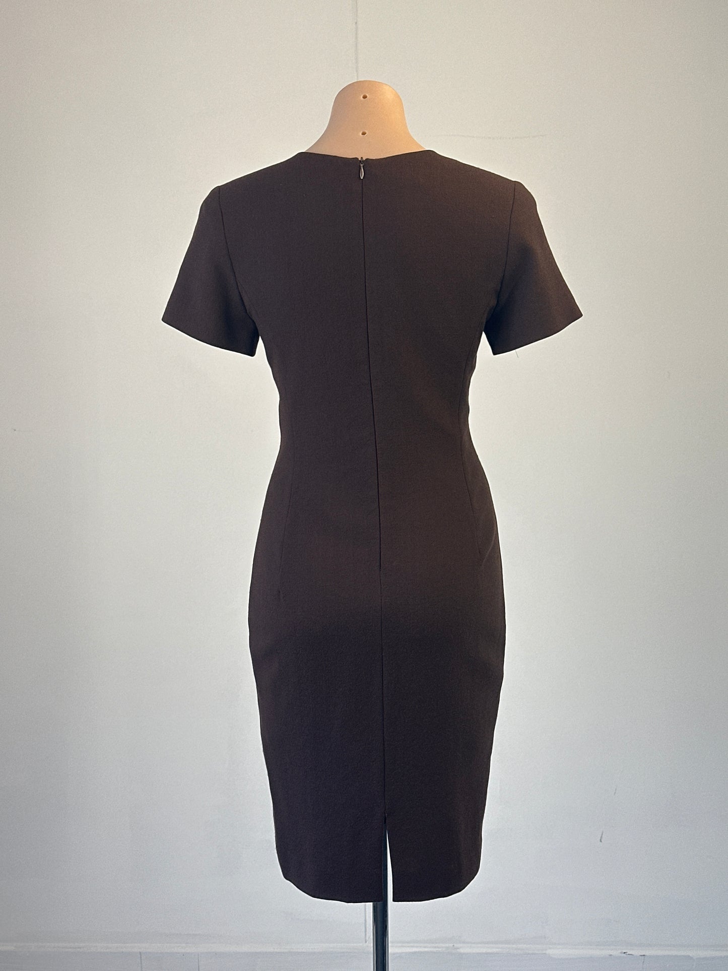 Carla Zampatti | vintage 90's | dress | size 8 | knee length | 100% wool | made in Australia 🇦🇺