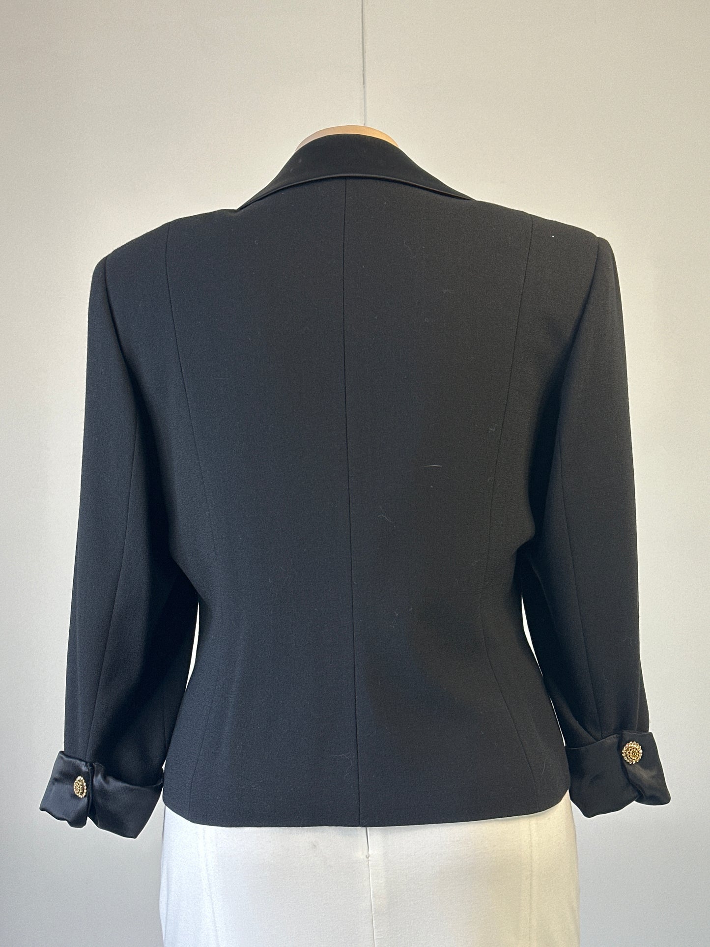Anthea Crawford | jacket | size 18 | tie front | 100% wool | made in Australia