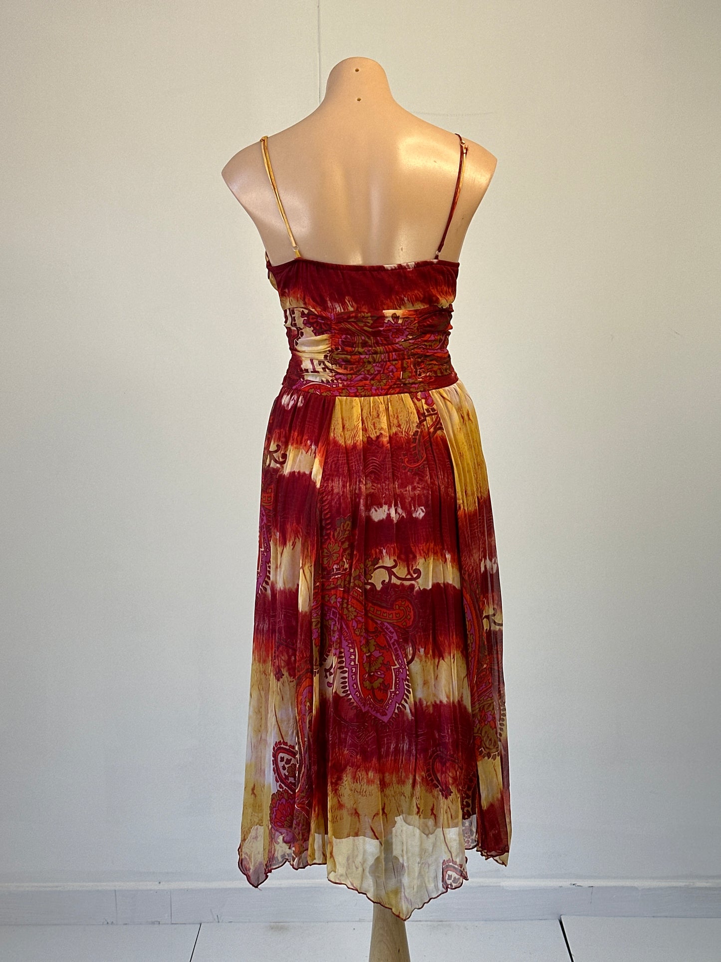 Cooper St | vintage 90's | dress | size 12 | midi length | 100% silk | made in Australia 🇦🇺
