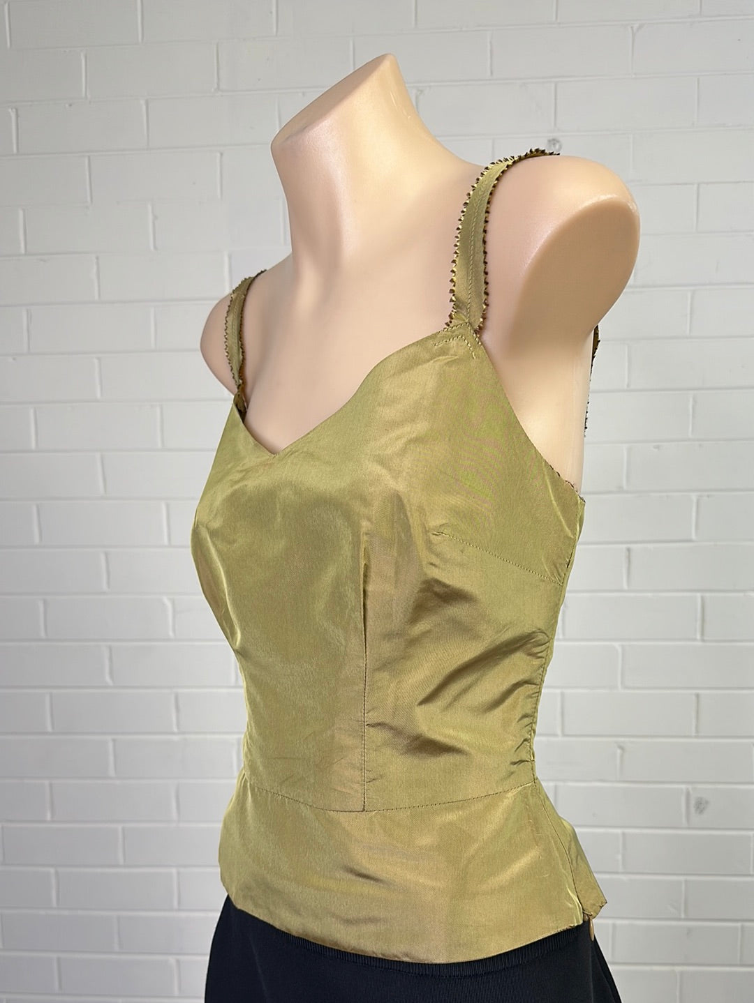Easton Pearson | vintage 90's | top | size 8 | sleeveless | 100% silk | made in Australia 🇦🇺