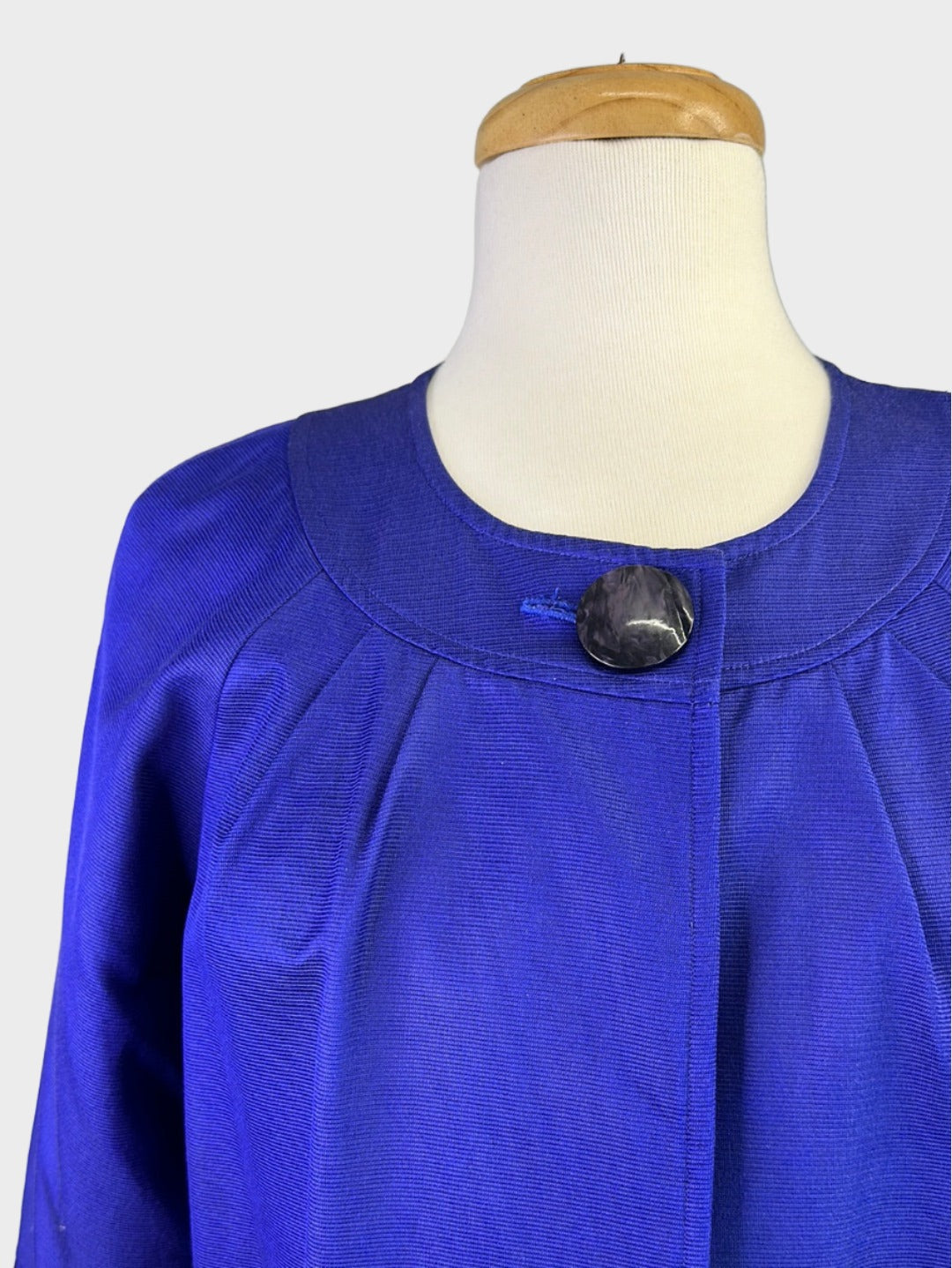 Jones New York | jacket | size 10 | single breasted | cotton silk blend