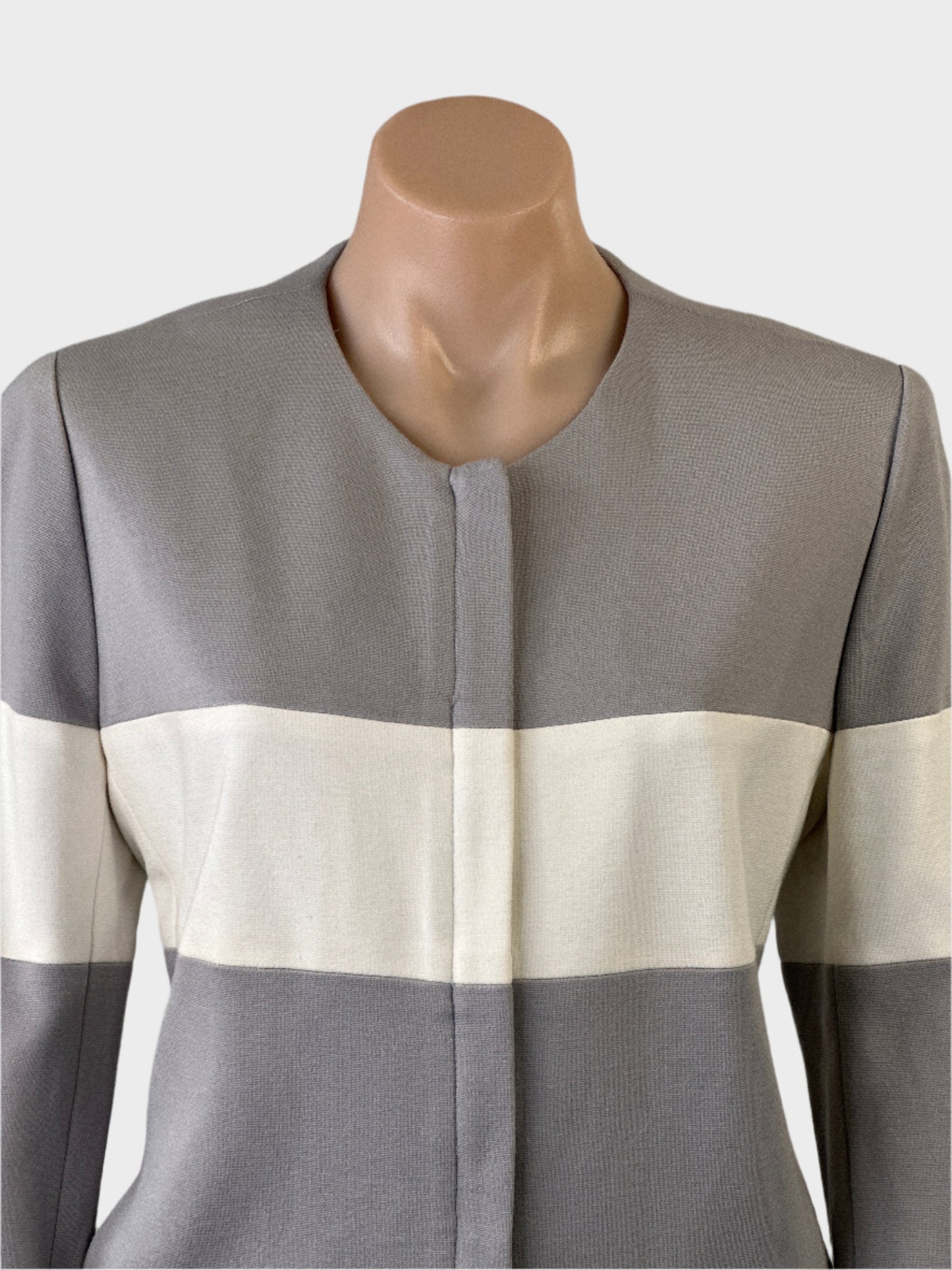 Carla Zampatti | jacket | size 10 | zip front | made in Australia 🇦🇺