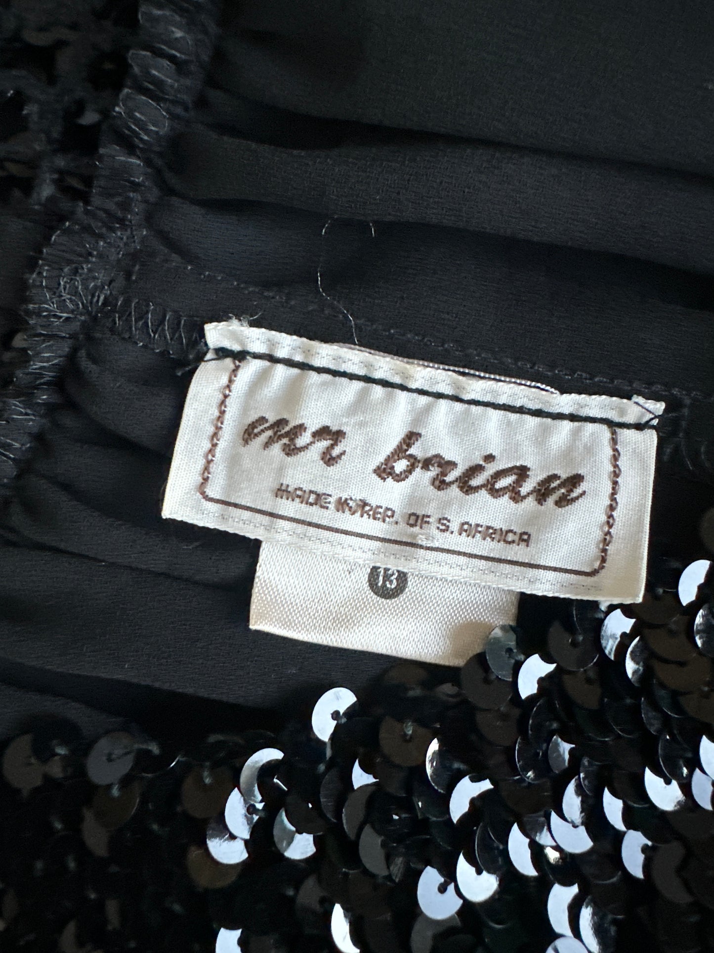 Mr Brian | vintage 70's | dress | size 12 | midi length | made in South Africa
