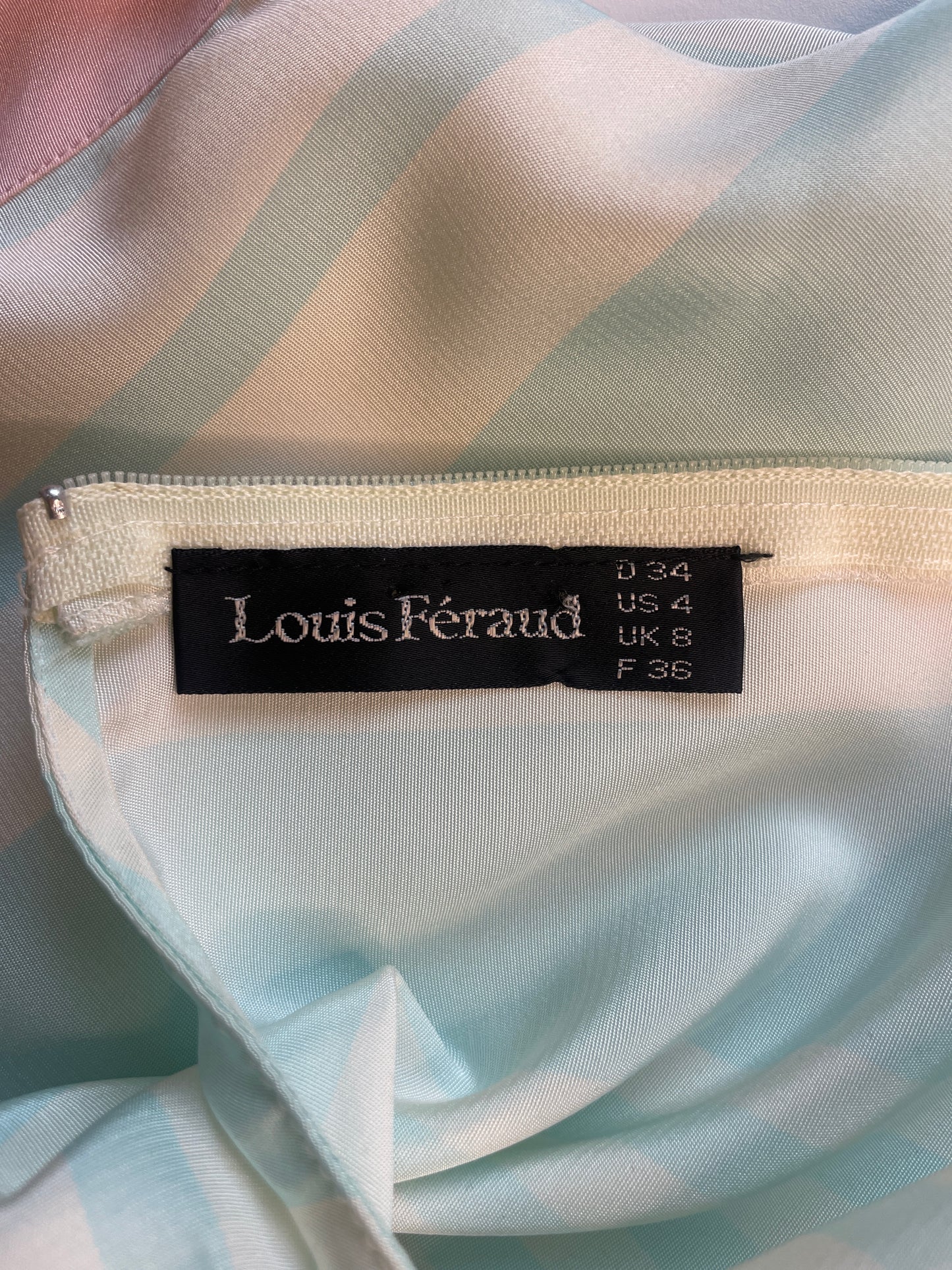 Louis Féraud | Paris | vintage 80's | skirt & top set | size 8 | knee length