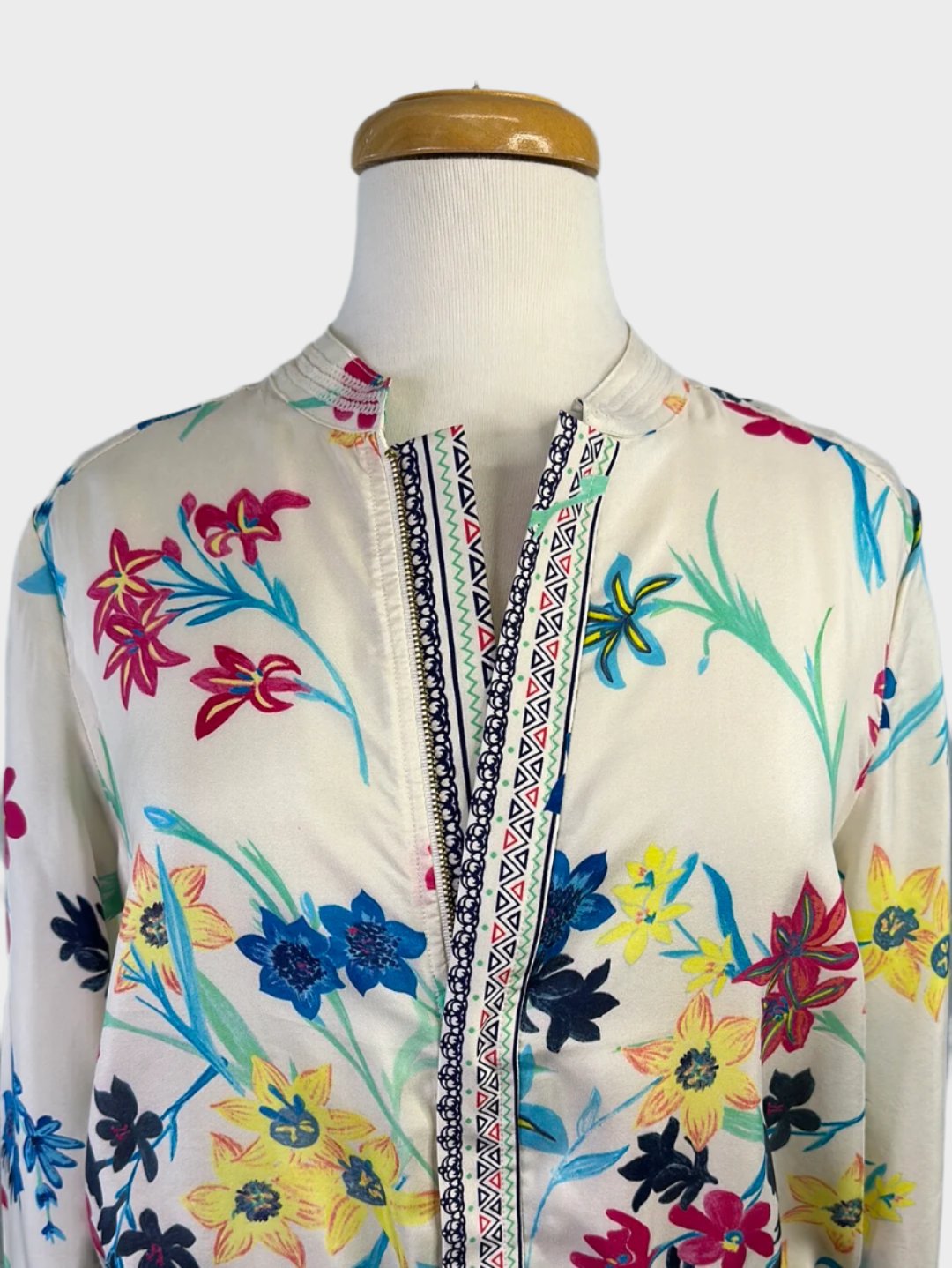 Loobie's Story | New Zealand | jacket | size 10 | zip front | 100% silk