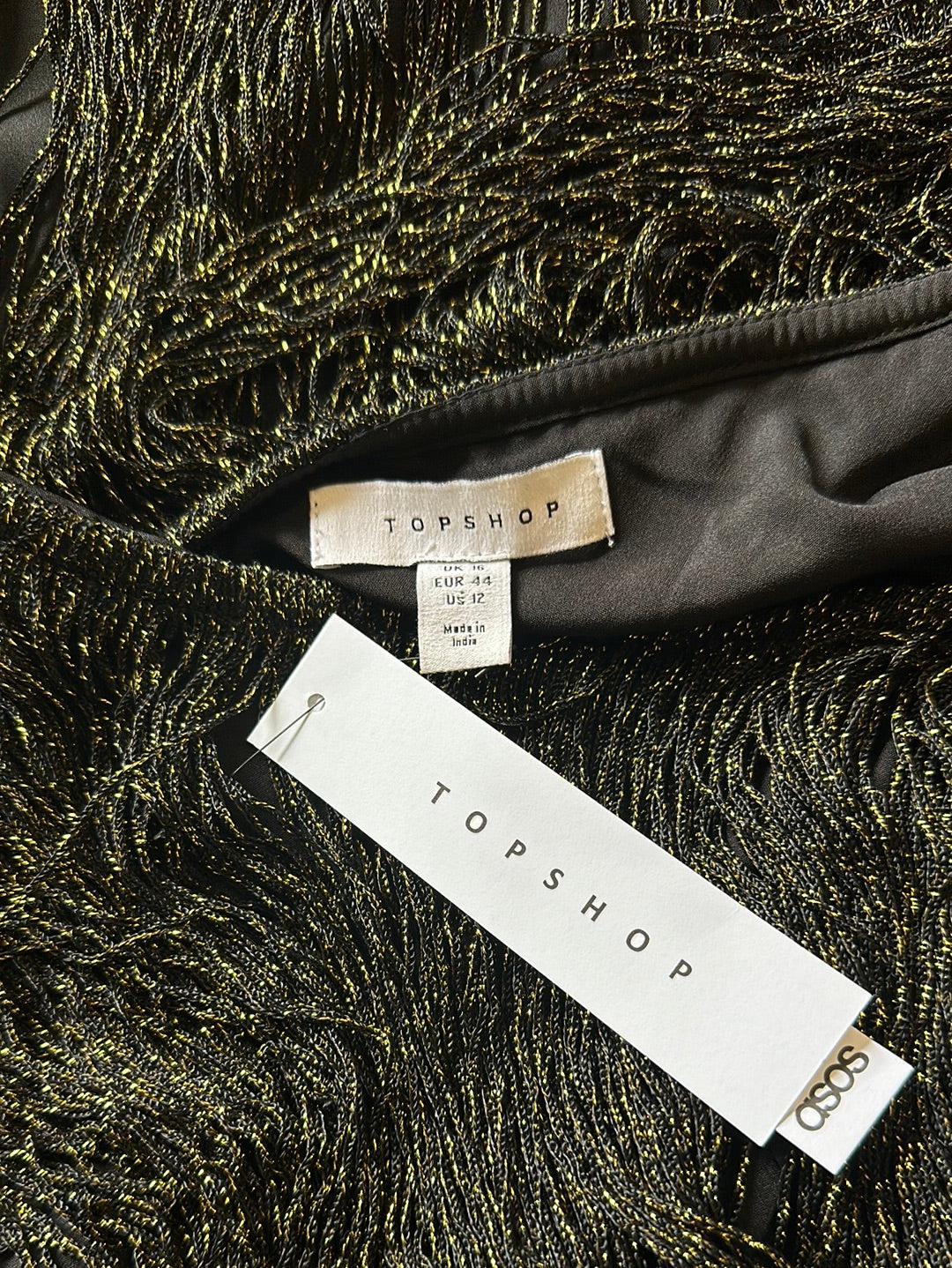 Topshop | gown | size 16 | maxi length | new with tags