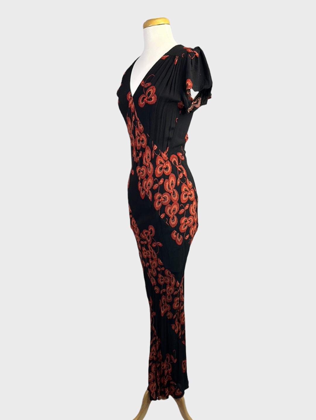 Ossie Clark | London | gown | size 10 | maxi length