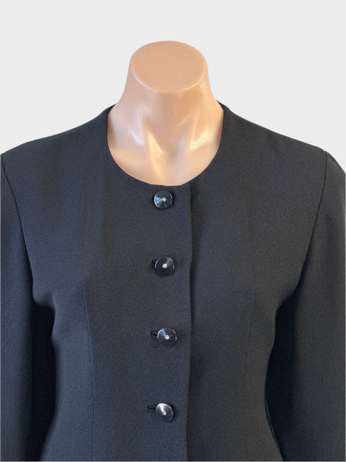Ferreni black | jacket | size 10 | single breasted