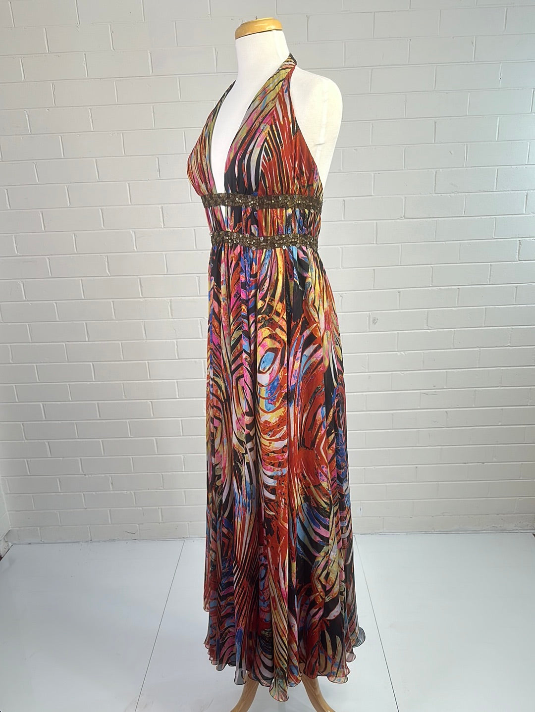 After Seven | gown | size 12 | maxi length | 100% silk