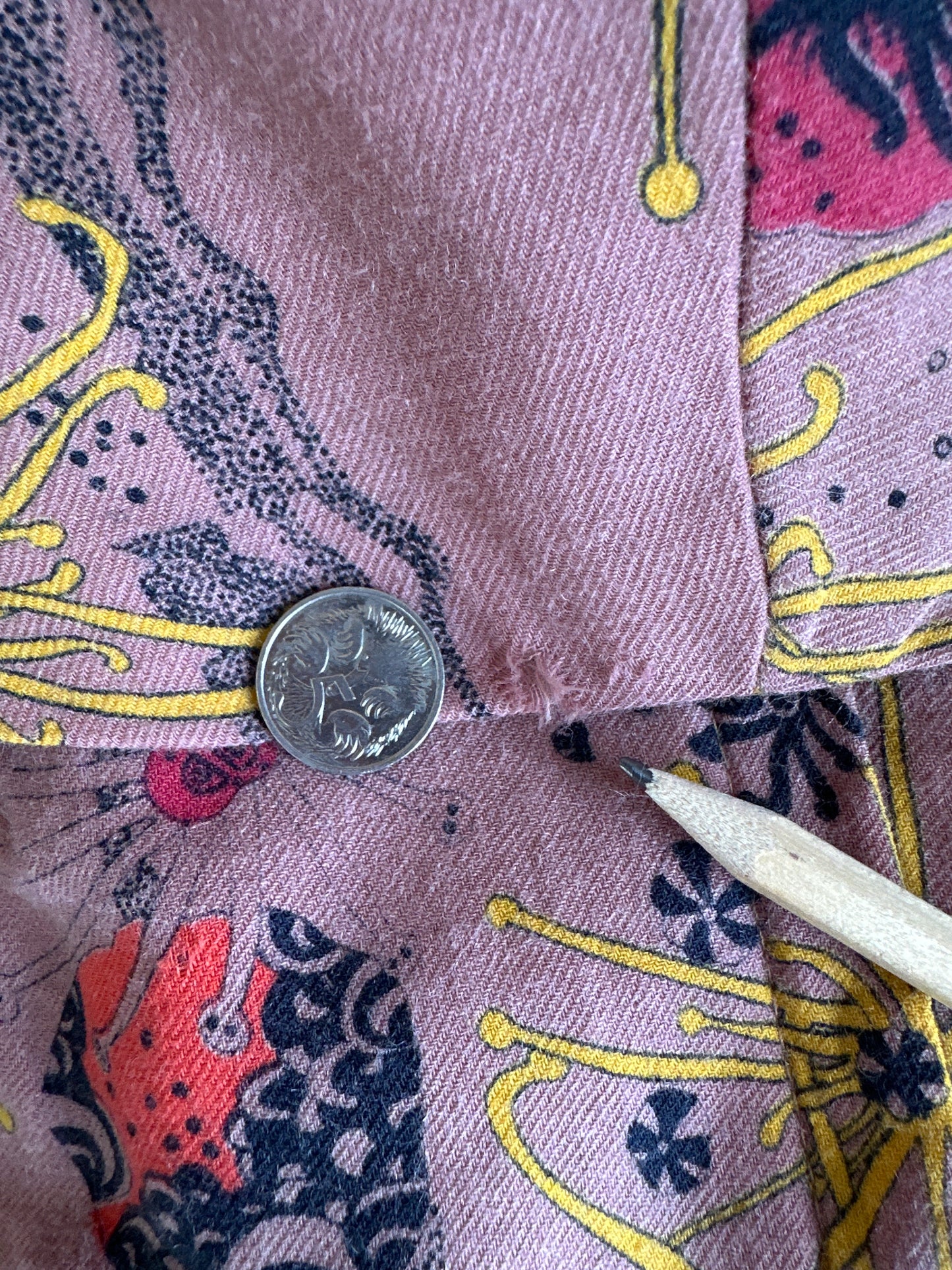 Merivale | rare vintage 70's | dress | size 12 | midi length | cotton wool blend