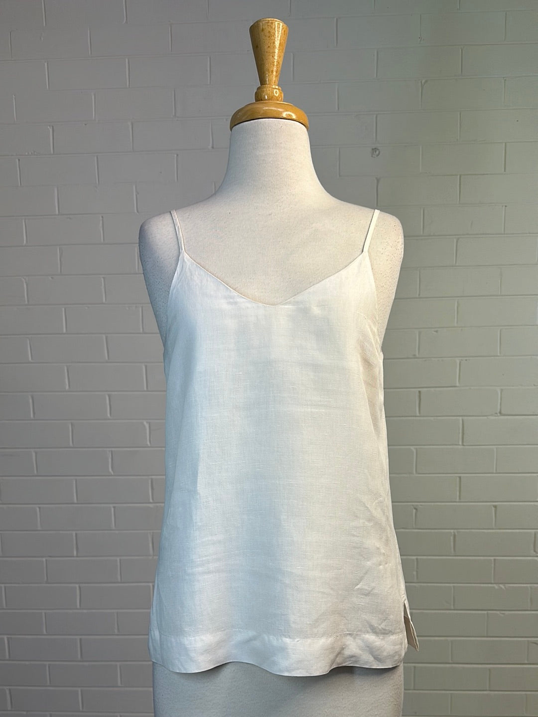 Assembly Label | top | size 6 | sleeveless | silk linen blend