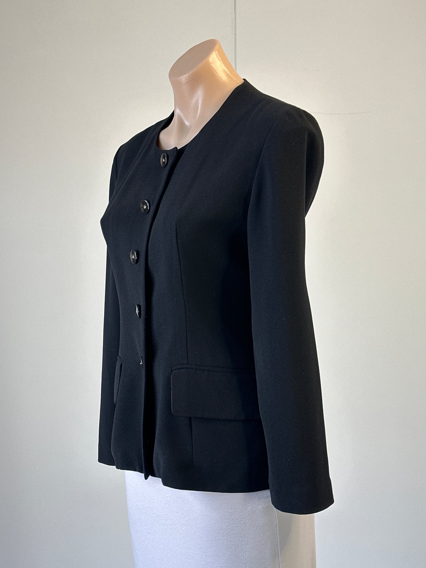 Ferreni black | jacket | size 10 | single breasted