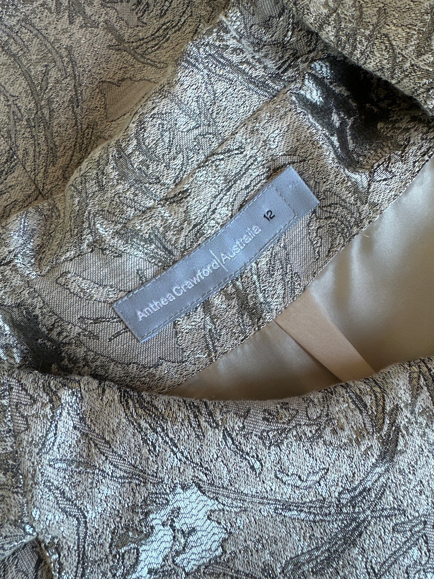 Anthea Crawford | jacket | size 12 | single breasted | made in Australia 🇦🇺