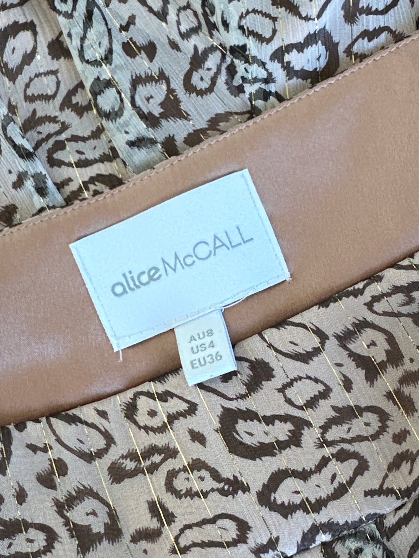 Alice McCall | pants | size 8 | wide leg | 100% silk