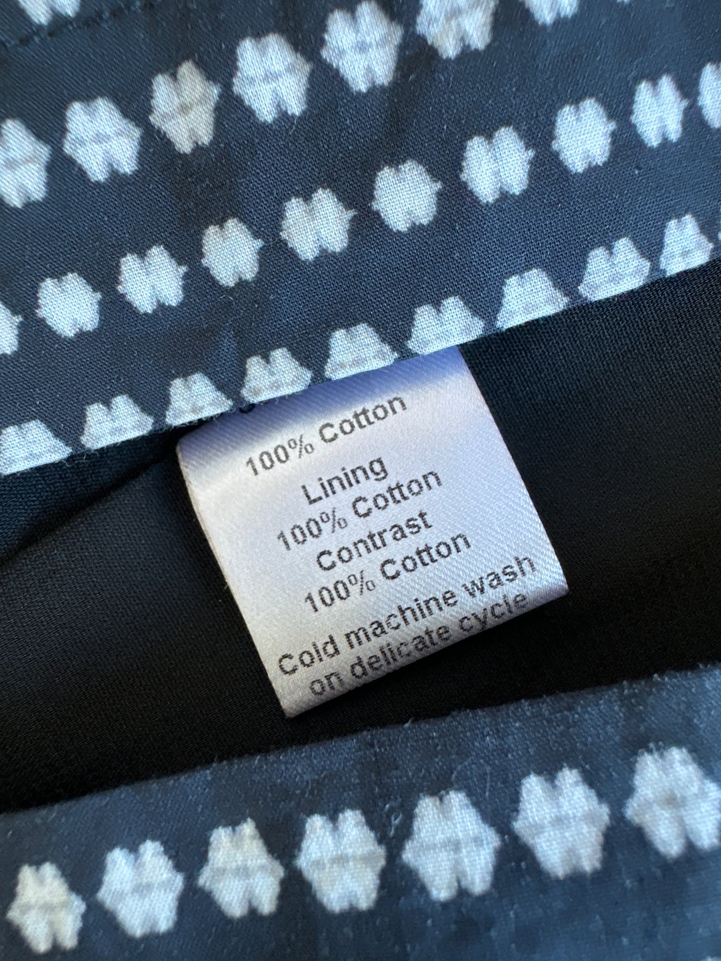 Anna Thomas | dress | size 12 | midi length | 100% cotton