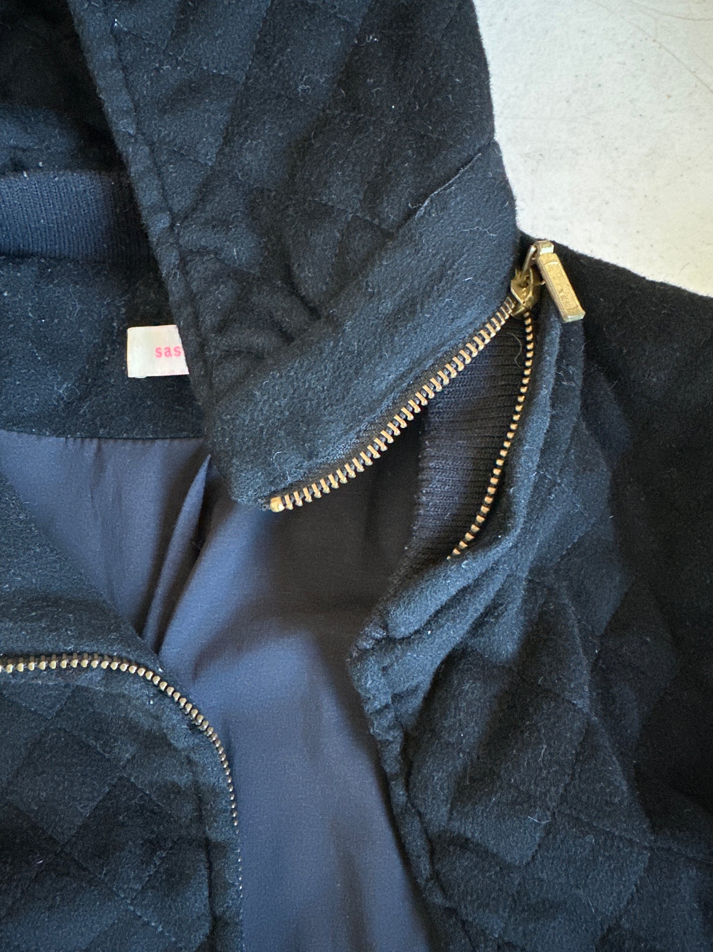 sass & bide | jacket | size 10 | zip front | 100% wool