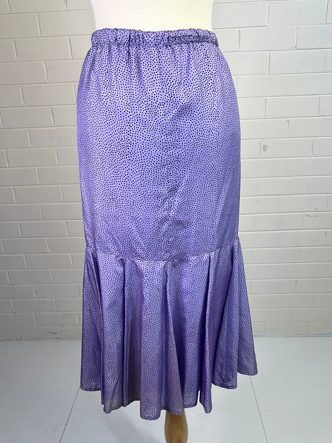 Robin Ross | vintage 80's | skirt |size 12 | midi length | 100% silk
