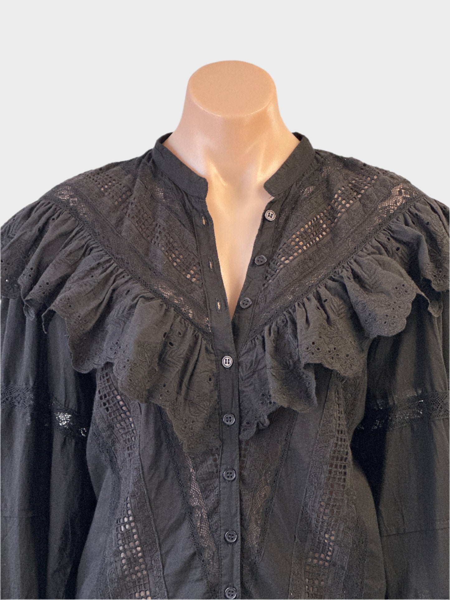 Palm. Noosa | shirt | size 10 | long sleeve | 100% cotton