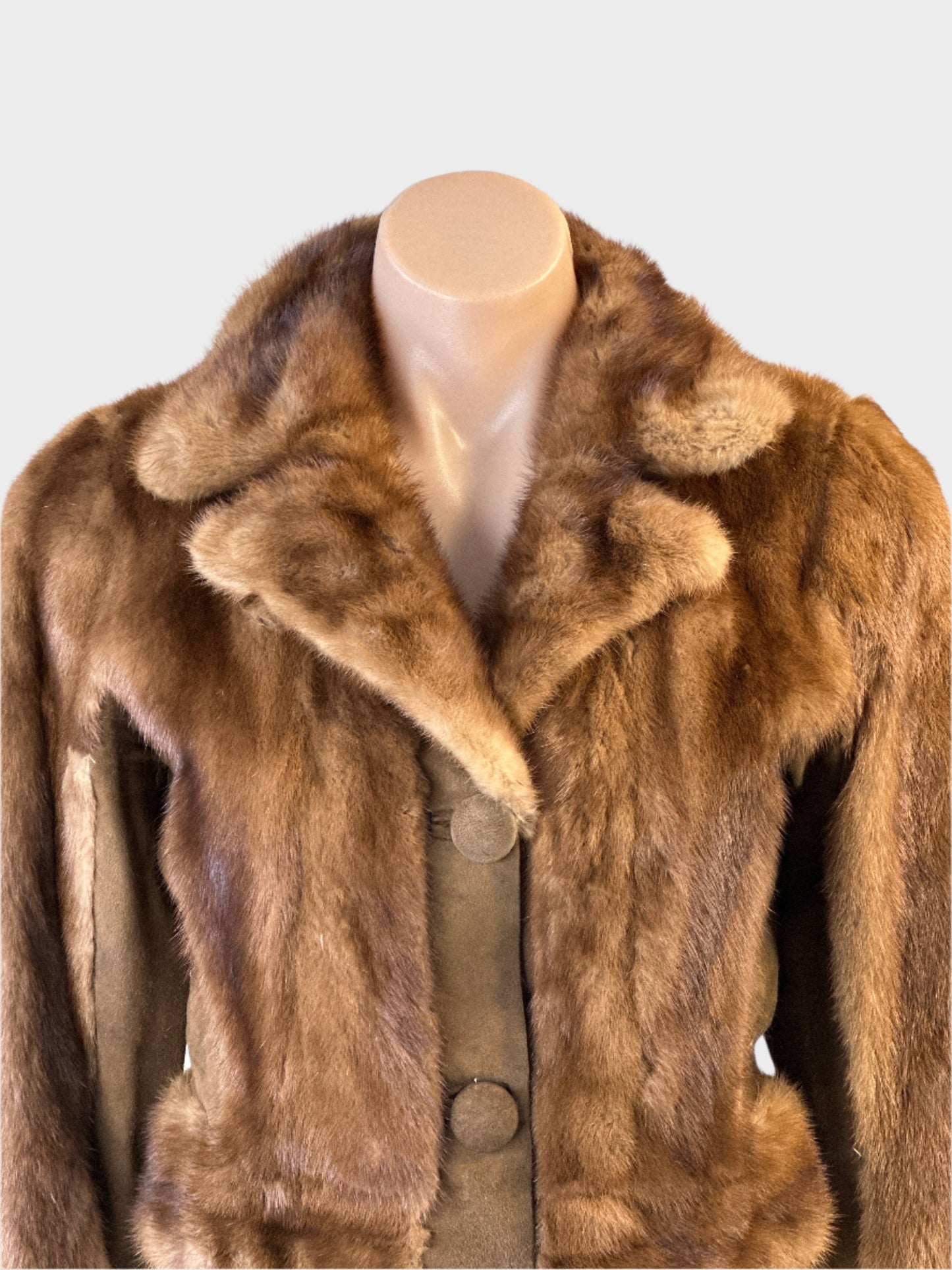 Bernhard Hammerman - Sydney | vintage 60's | fur jacket | size 8 | single breasted